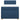 Pat box spring cu saltea, albastru, 80x200 cm, textil