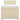 Pat box spring cu saltea, crem, 90x190 cm, textil