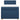 Pat box spring cu saltea, albastru, 90x190 cm, textil
