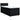 Pat box spring cu saltea, negru, 90x200 cm, textil