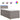 Pat box spring cu saltea, gri taupe, 100x200 cm, textil
