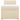 Pat box spring cu saltea, crem, 100x200 cm, textil