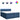 Pat box spring cu saltea, albastru, 200x200 cm, textil