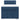 Pat box spring cu saltea, albastru, 100x200 cm, textil