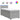 Pat box spring cu saltea, gri deschis, 100x200 cm, textil