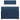 Pat box spring cu saltea, albastru, 80x200 cm, textil