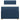 Pat box spring cu saltea, albastru, 90x190 cm, textil