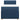 Pat box spring cu saltea, albastru, 100x200 cm, textil