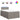 Pat box spring cu saltea, gri taupe, 120x200 cm, textil
