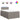 Pat box spring cu saltea, gri taupe, 120x200 cm, textil