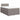 Pat box spring cu saltea, gri taupe, 120x200 cm, textil