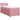 Pat box spring cu saltea, roz, 90x190 cm, catifea