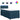 Pat box spring cu saltea, albastru, 90x190 cm, catifea