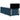 Pat box spring cu saltea, albastru, 90x190 cm, catifea