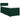 Pat box spring cu saltea, verde închis, 90x190 cm, catifea
