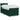 Pat box spring cu saltea, verde închis, 90x190 cm, catifea