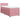 Pat box spring cu saltea, roz, 90x200 cm, catifea