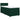 Pat box spring cu saltea, verde închis, 100x200 cm, catifea