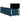 Pat box spring cu saltea, albastru, 100x200 cm, catifea