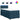 Pat box spring cu saltea, albastru, 100x200 cm, catifea