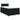 Pat box spring cu saltea, negru, 120x190 cm, catifea