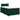 Pat box spring cu saltea, verde închis, 120x190 cm, catifea