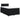 Pat box spring cu saltea, negru, 120x190 cm, catifea