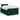 Pat box spring cu saltea, verde închis, 120x190 cm, catifea