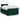 Pat box spring cu saltea, verde închis, 120x190 cm, catifea