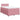 Pat box spring cu saltea, roz, 120x200 cm, catifea