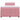 Pat box spring cu saltea, roz, 120x200 cm, catifea