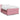 Pat box spring cu saltea, roz, 140x190 cm, catifea