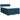 Pat box spring cu saltea, albastru, 140x200 cm, catifea