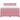 Pat box spring cu saltea, roz, 140x200 cm, catifea
