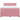 Pat box spring cu saltea, roz, 140x200 cm, catifea