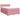 Pat box spring cu saltea, roz, 160x200 cm, catifea