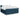 Pat box spring cu saltea, albastru, 180x200 cm, catifea