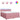 Pat box spring cu saltea, roz, 200x200 cm, catifea