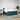 Pat box spring cu saltea, albastru, 200x200 cm, catifea