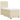 Pat box spring cu saltea, crem, 80x200 cm, textil