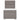 Pat box spring cu saltea, gri taupe, 80x200 cm, textil