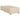 Pat box spring cu saltea, crem, 80x200 cm, textil