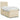 Pat box spring cu saltea, crem, 80x200 cm, textil
