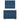 Pat box spring cu saltea, albastru, 90x190 cm, textil