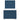 Pat box spring cu saltea, albastru, 100x200 cm, textil