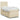 Pat box spring cu saltea, crem, 100x200 cm, textil