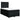 Pat box spring cu saltea, negru, 120x190 cm, catifea