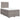 Pat box spring cu saltea, taupe, 120x190 cm material textil