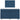 Pat box spring cu saltea, albastru, 120x190 cm, material textil