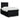 Pat box spring cu saltea, negru, 120x190 cm, catifea